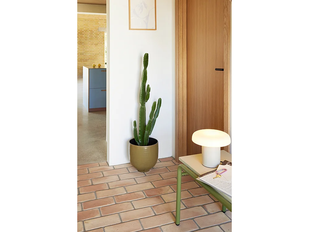 Hübsch Lampe de table Sand/White Ateliers