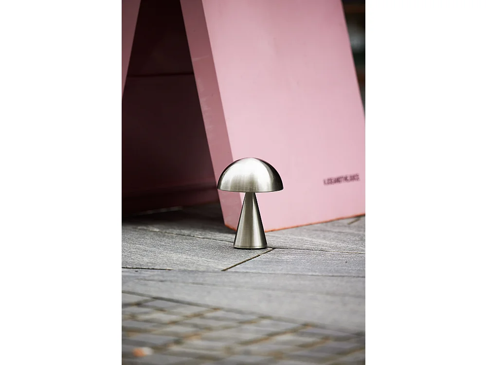 Hübsch Lampe Portative Nickel MUSH