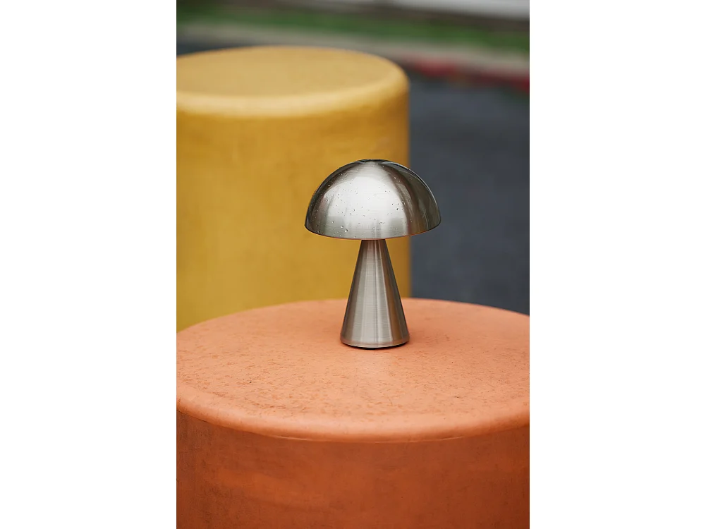 Hübsch Lampe Portative Nickel MUSH