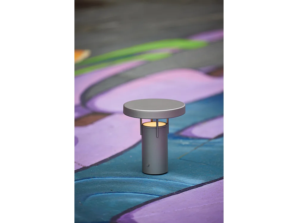 Hübsch Lampe Portable Mini Fer  Metallic Sand BRINGME
