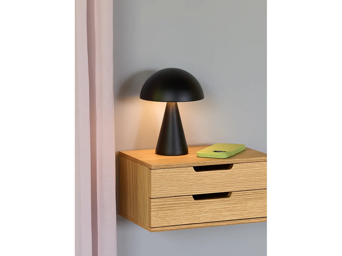 Hübsch Lampe Portable Ferme Petit Fer Noir MUSH