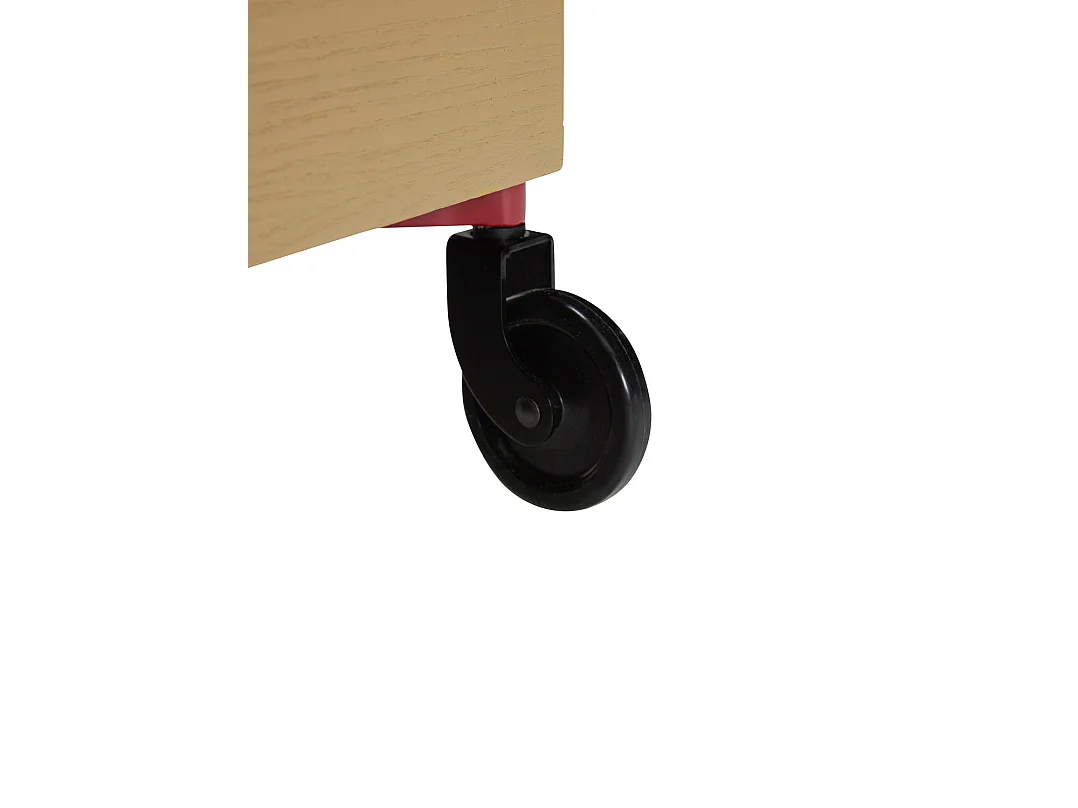 Hübsch Chariot de rangement Bois Multicolore FRESH