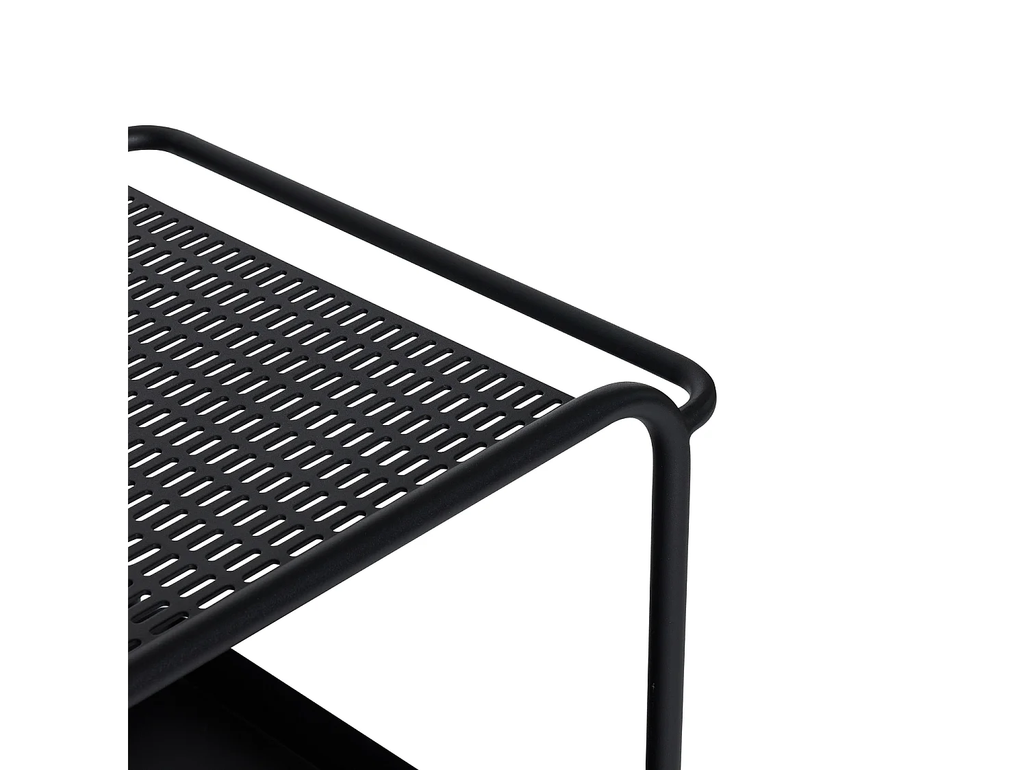 Hübsch Carrello Tavolo Nero PUSH
