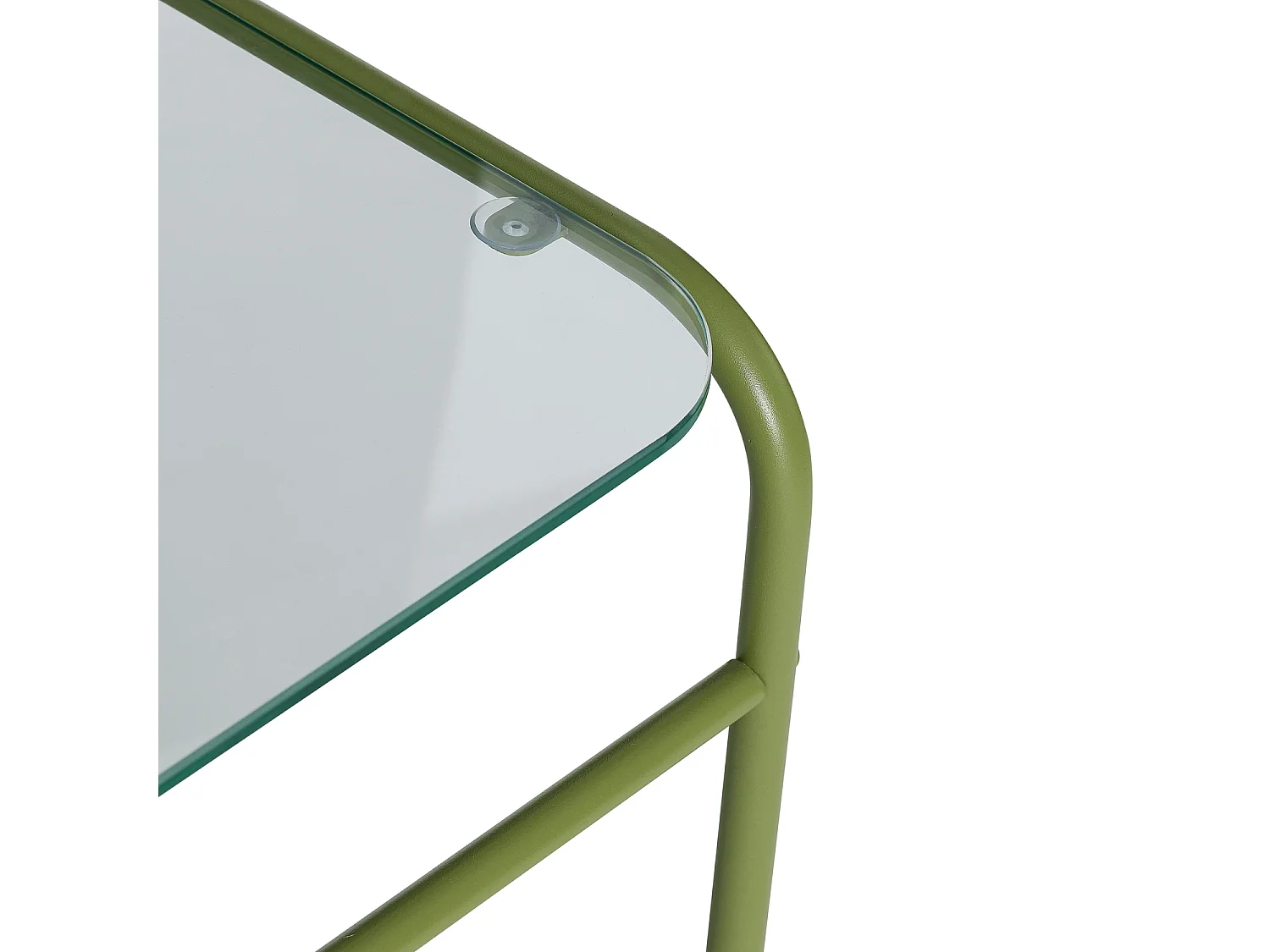 Hübsch Carrello Verde Vetro ZEPHYR