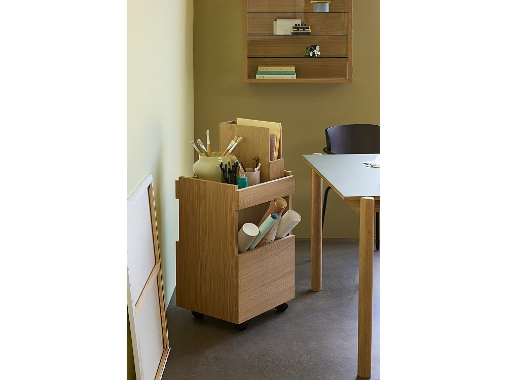 Hübsch Carrello Naturale FORMA