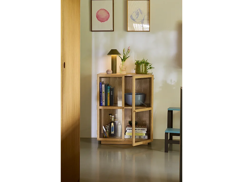 Hübsch Mobile Cabinet Legno Naturale MAE
