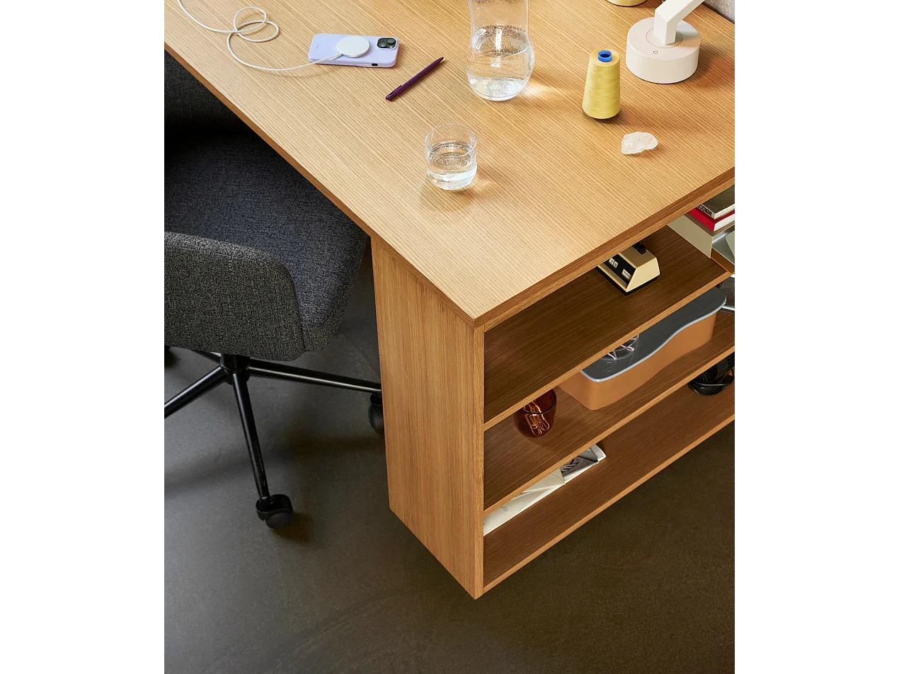 Hübsch Bureau Naturel Bois Utility