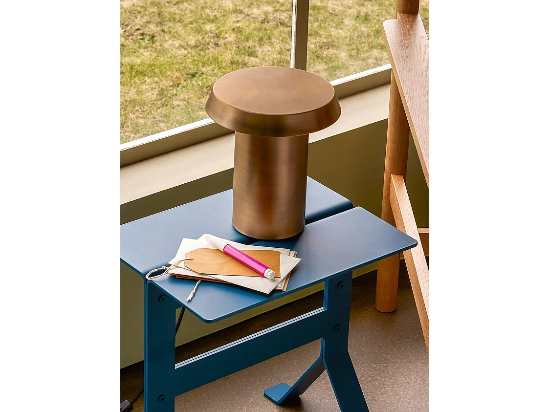 Hübsch Table d'appoint Petrol Fold