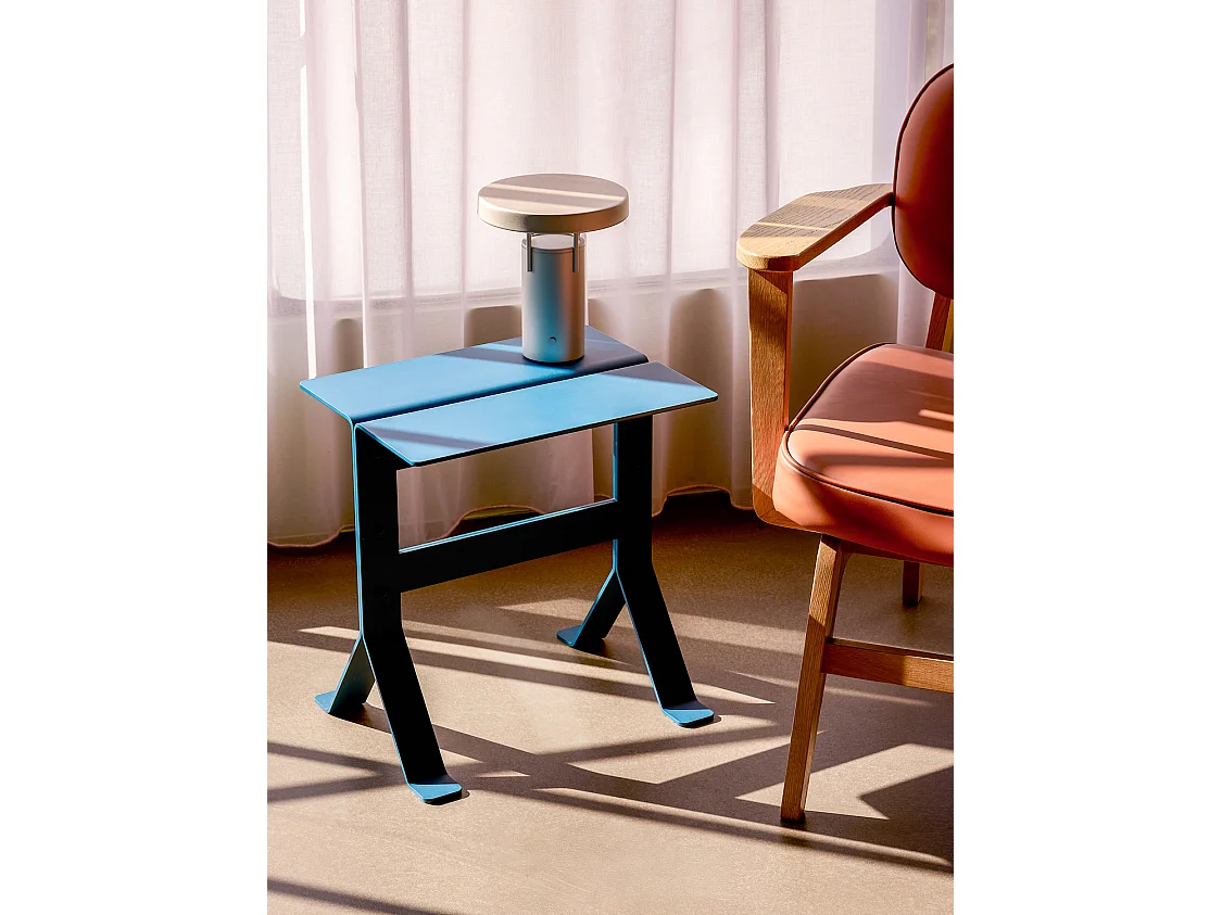 Hübsch Table d'appoint Petrol Fold