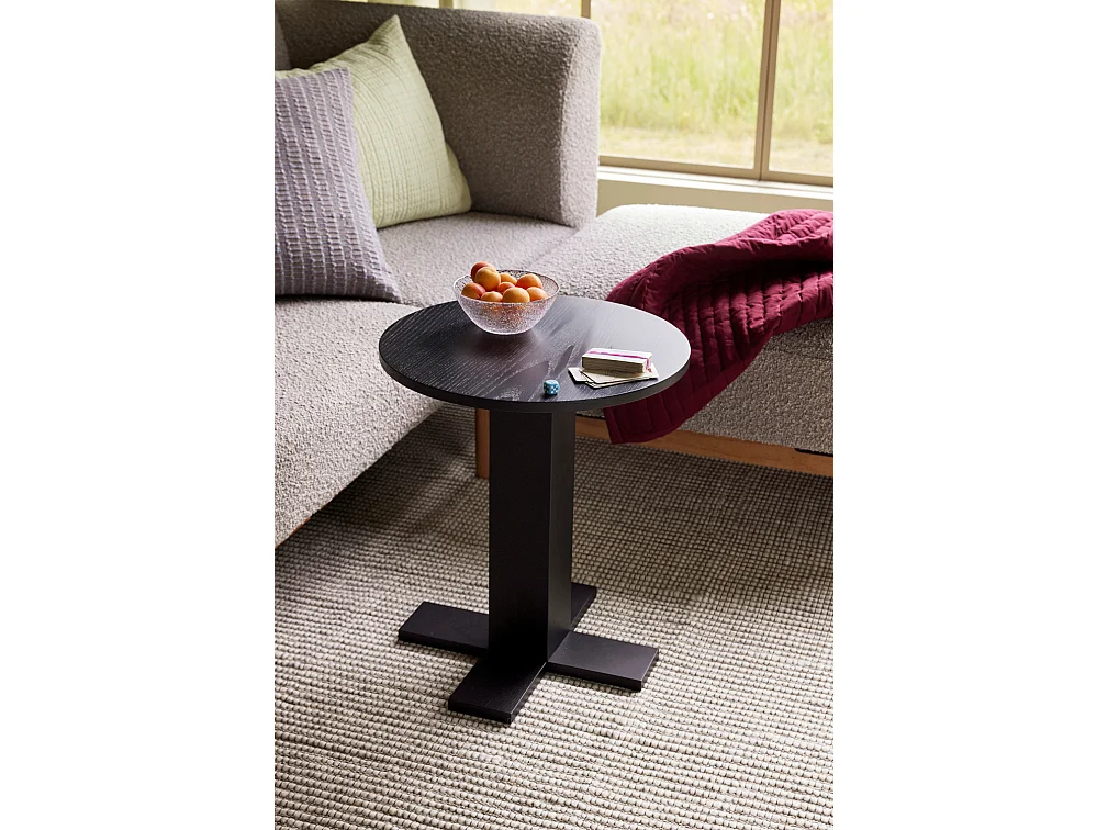 Hübsch Table d'Appoint Noir KO OHI