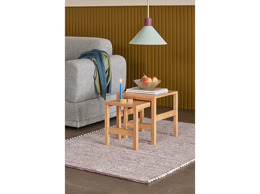 Hübsch Table d'appoint Naturelle Puzzle