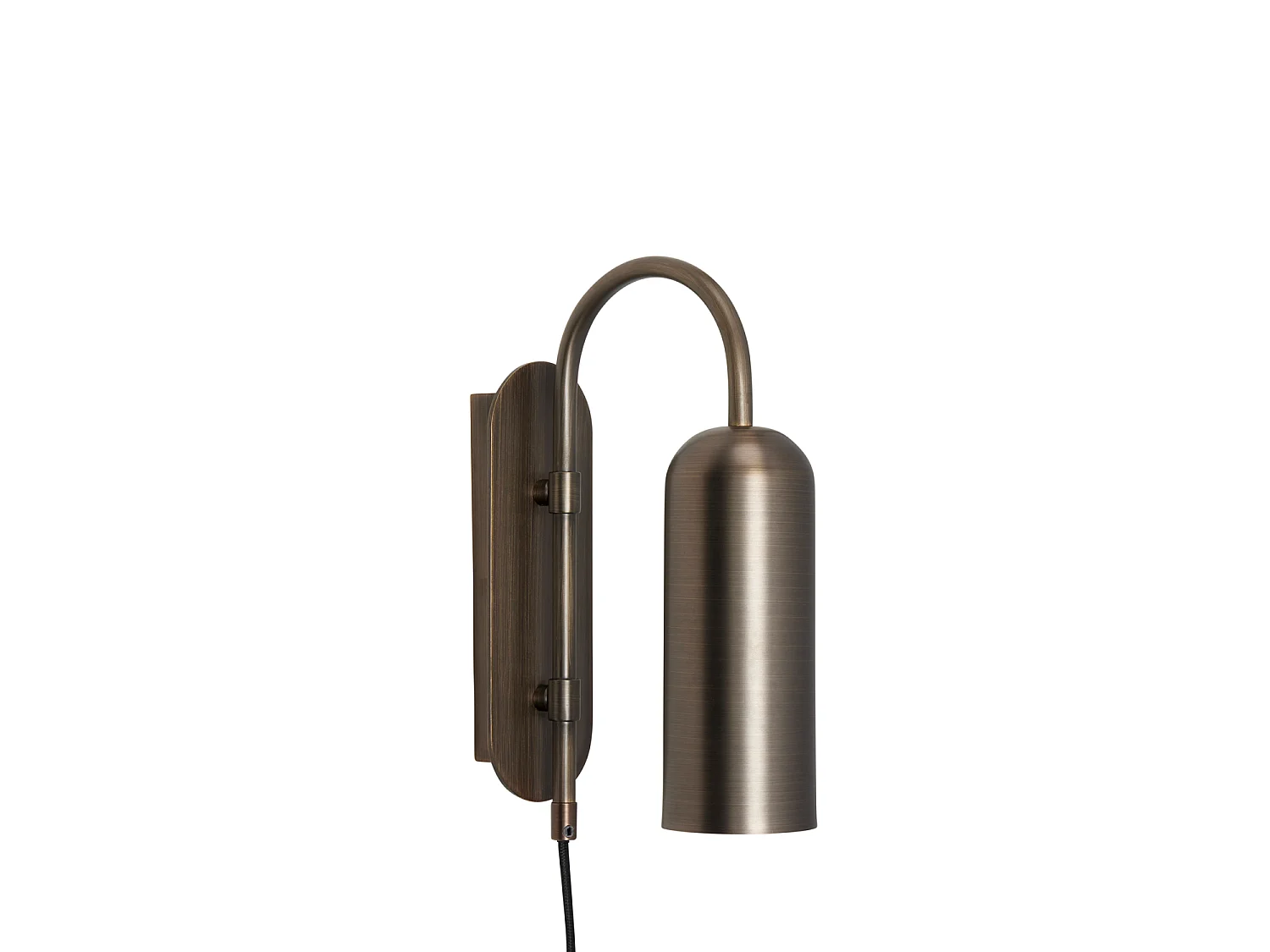 Hübsch Lampada da Parete Iron Ottone Bruciato ZENITH