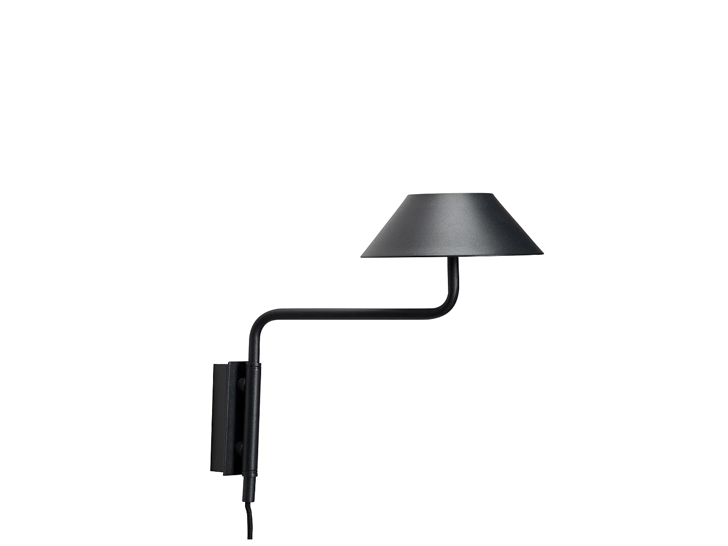Hübsch Lampada da Parete Nera COVER