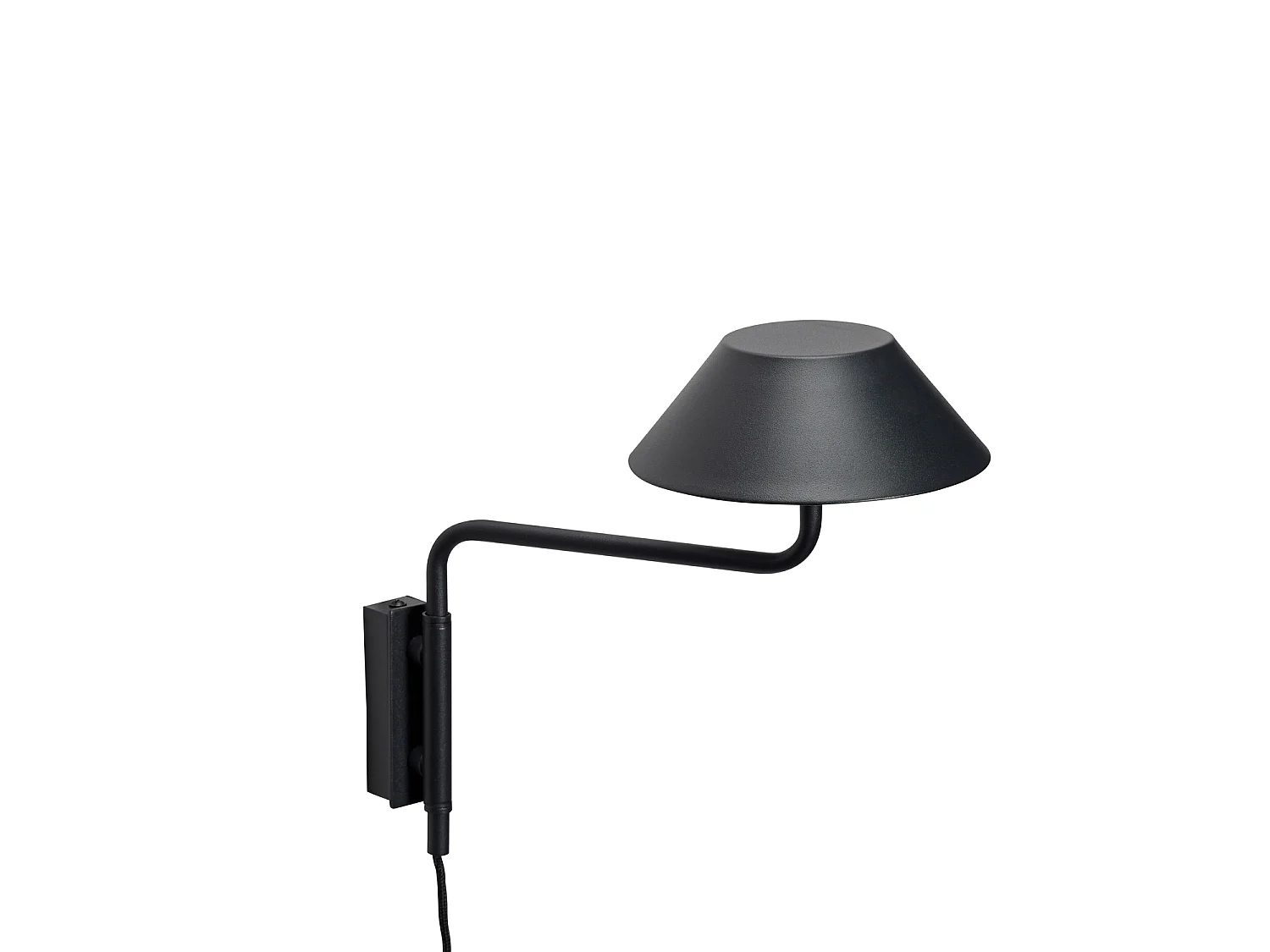 Hübsch Lampada da Parete Nera COVER