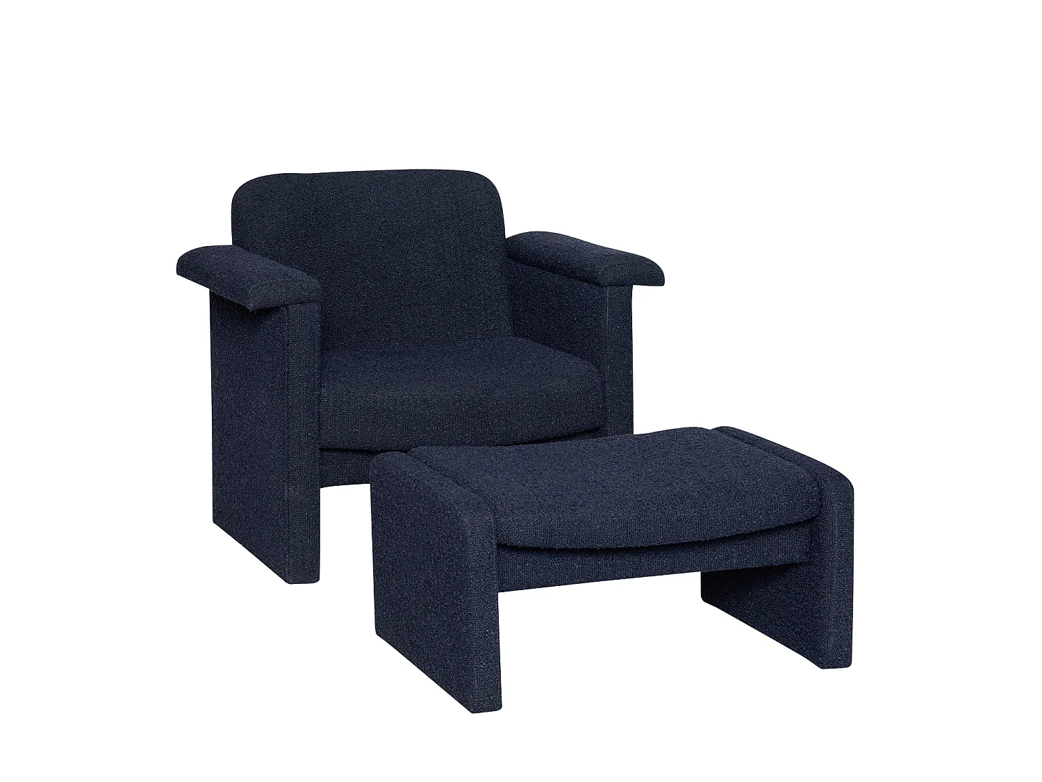 Hübsch Fauteuil lounge  Dark Blue SOFTY