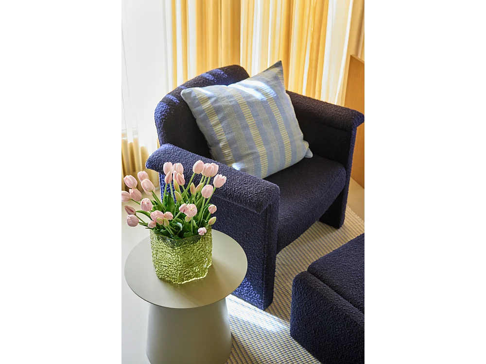 Hübsch Fauteuil lounge  Dark Blue SOFTY