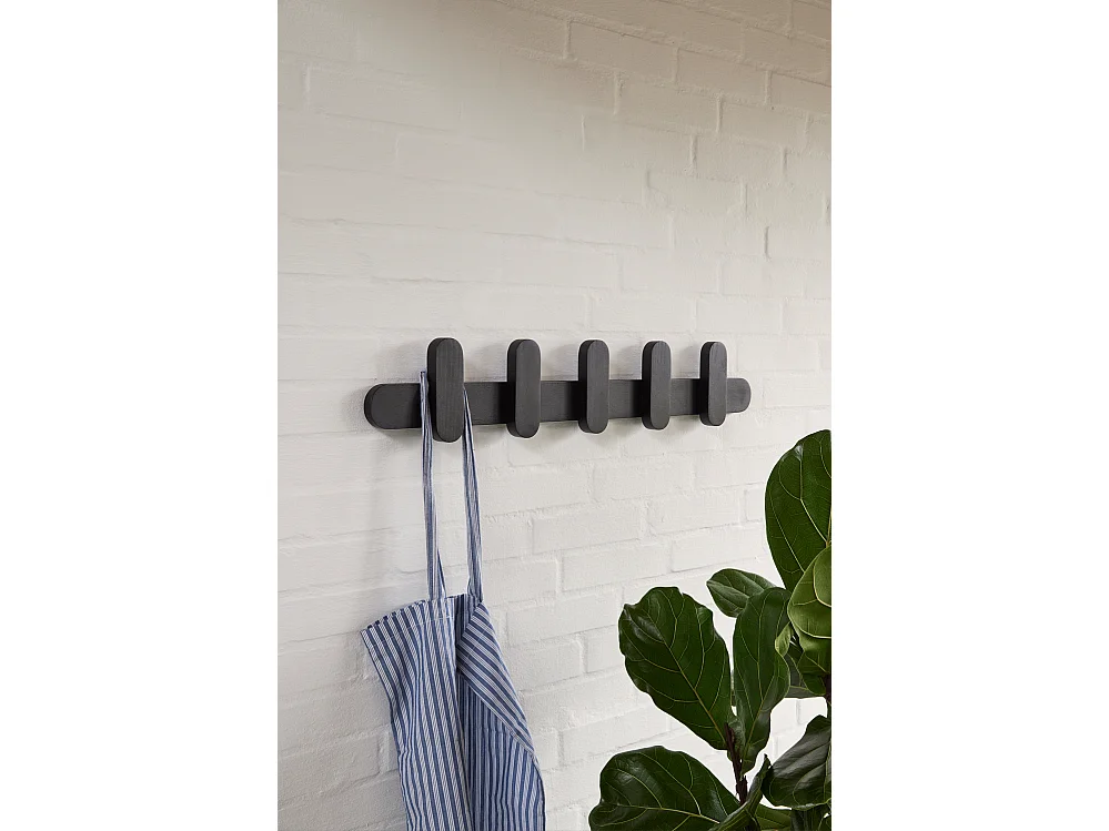 Hübsch Porte-manteau Black MERRY