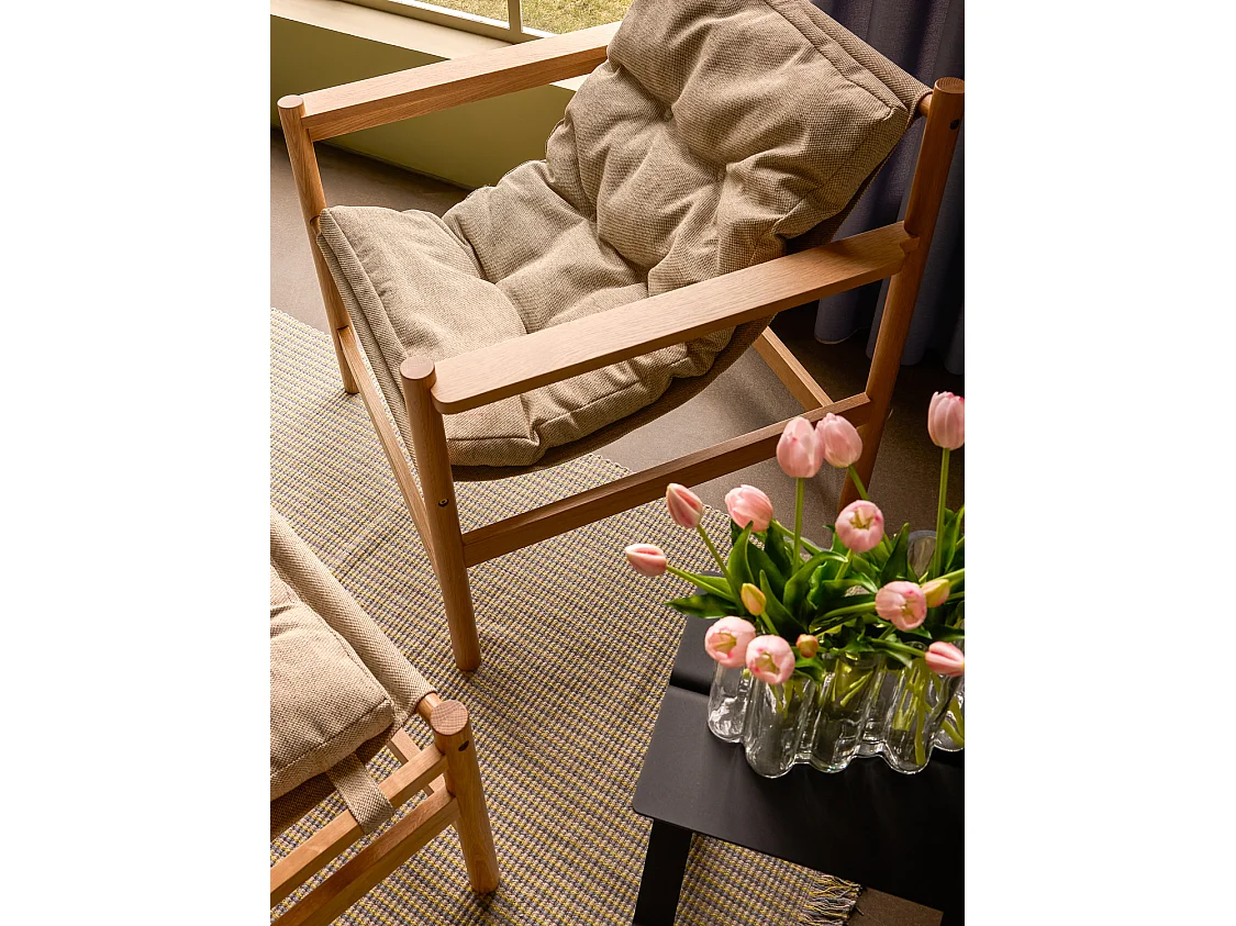 Hübsch Fauteuil Heritage Natural Beige Oak