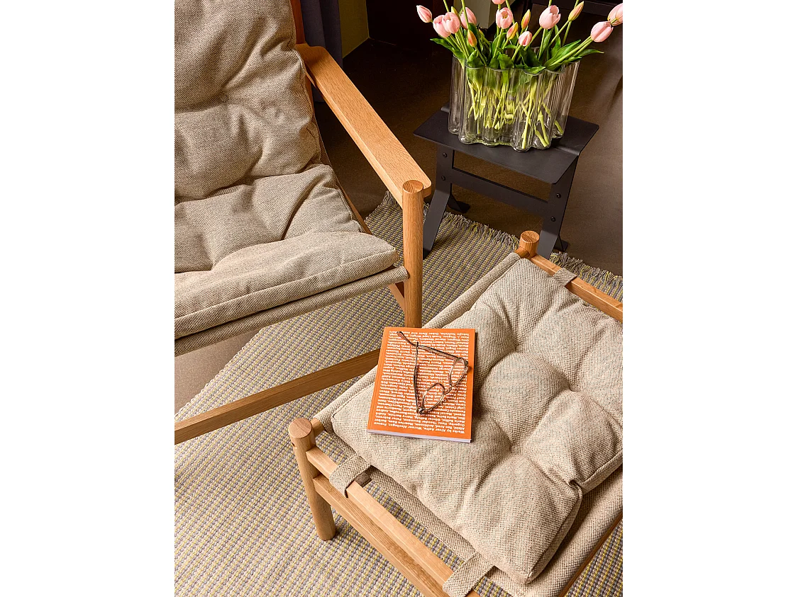 Hübsch Fauteuil Heritage Natural Beige Oak