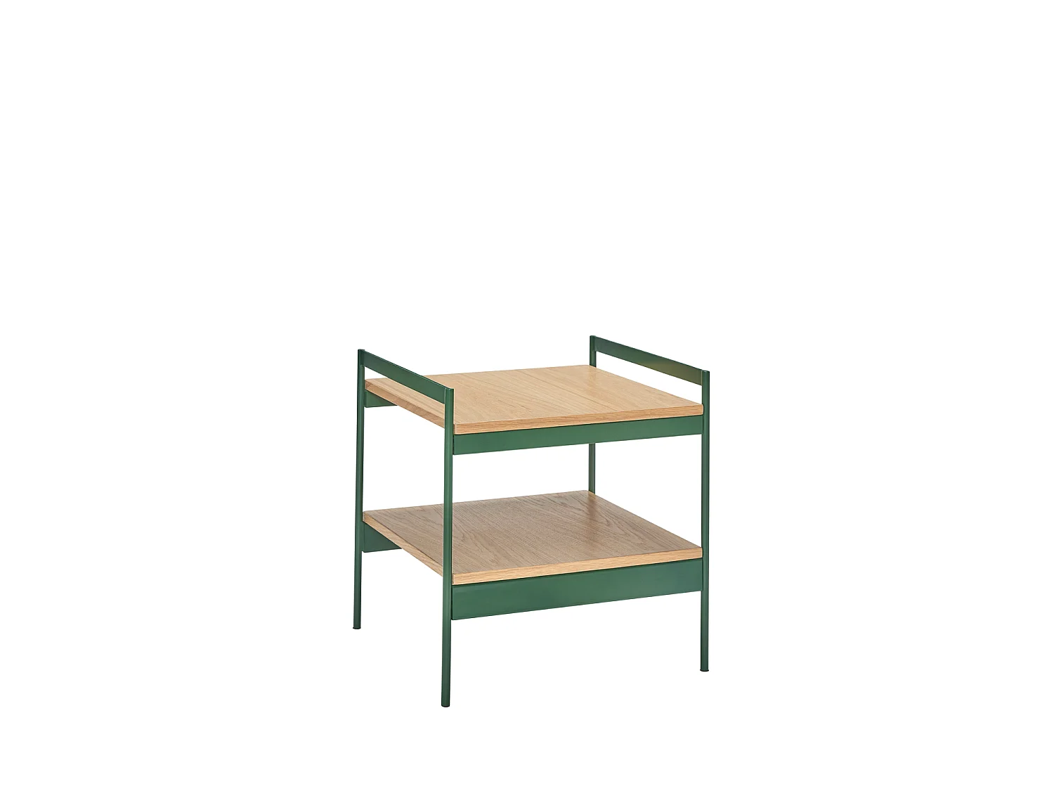 Hübsch Table d'Appoint Jaunty  Green/Natural Chêne