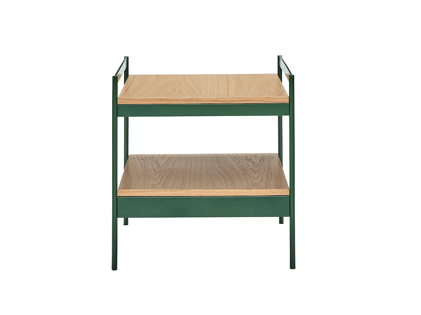 Hübsch Table d'Appoint Jaunty  Green/Natural Chêne