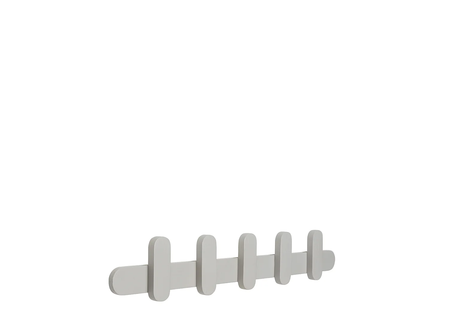 Hübsch Porte-manteau Merry Bois Clair Gris clair