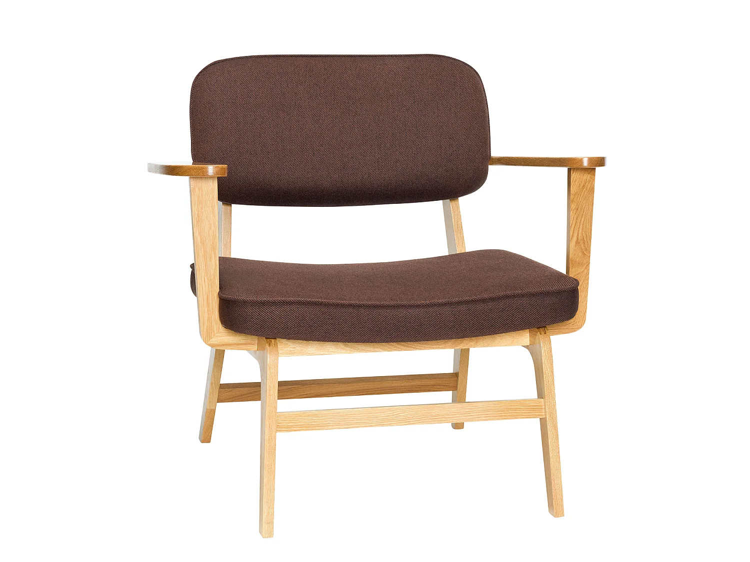 Hübsch Fauteuil Haze Chêne Brun foncé