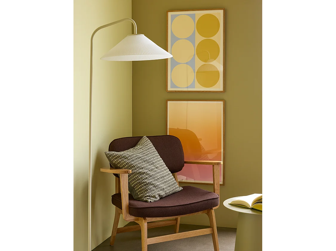 Hübsch Fauteuil Haze Chêne Brun foncé