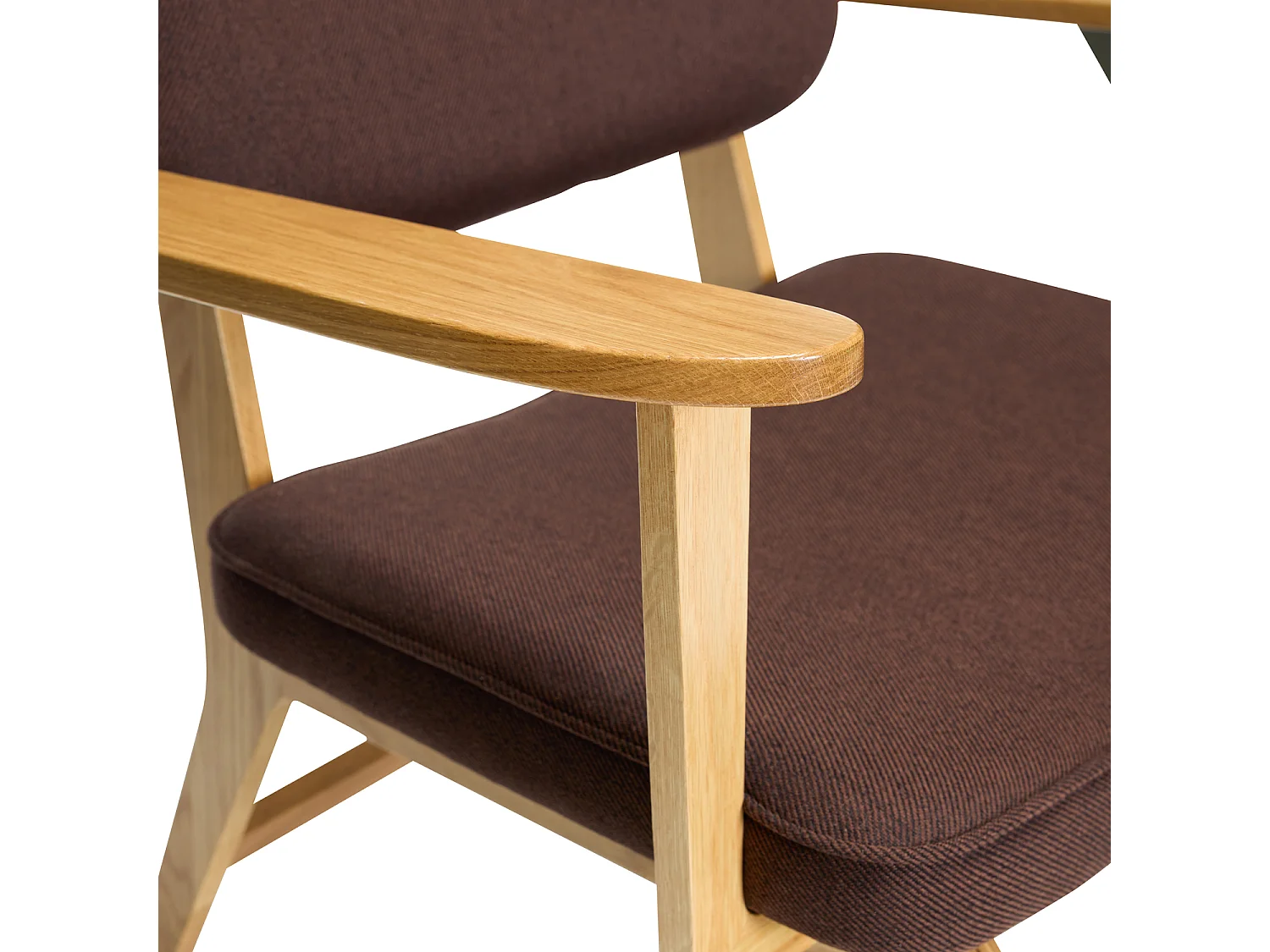 Hübsch Fauteuil Haze Chêne Brun foncé