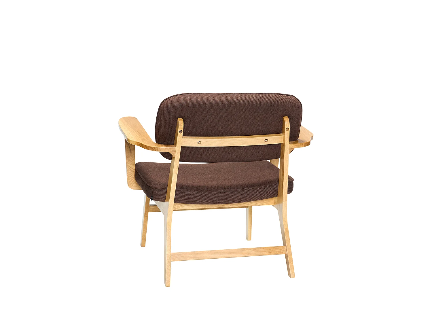Hübsch Fauteuil Haze Chêne Brun foncé