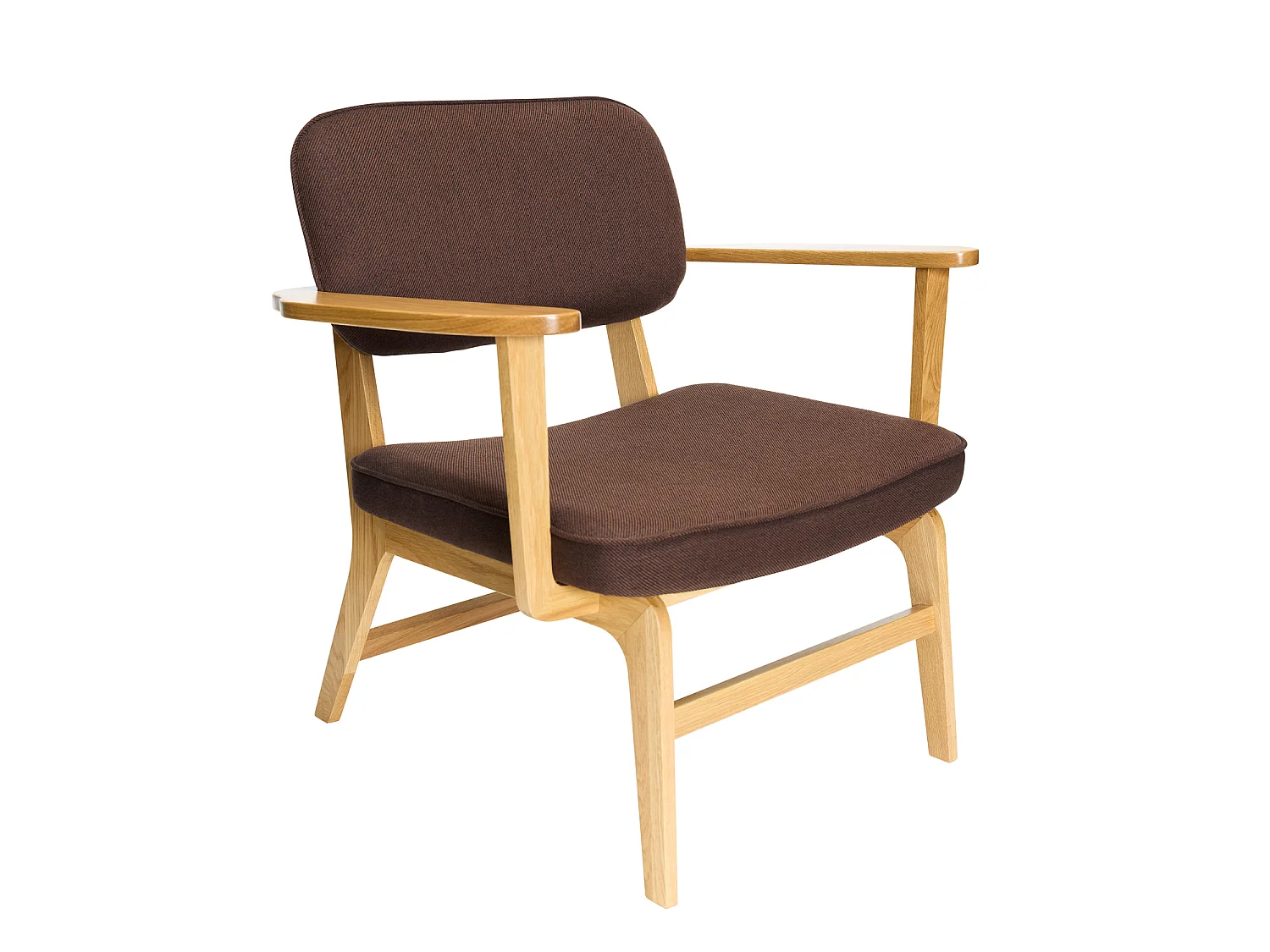 Hübsch Fauteuil Haze Chêne Brun foncé