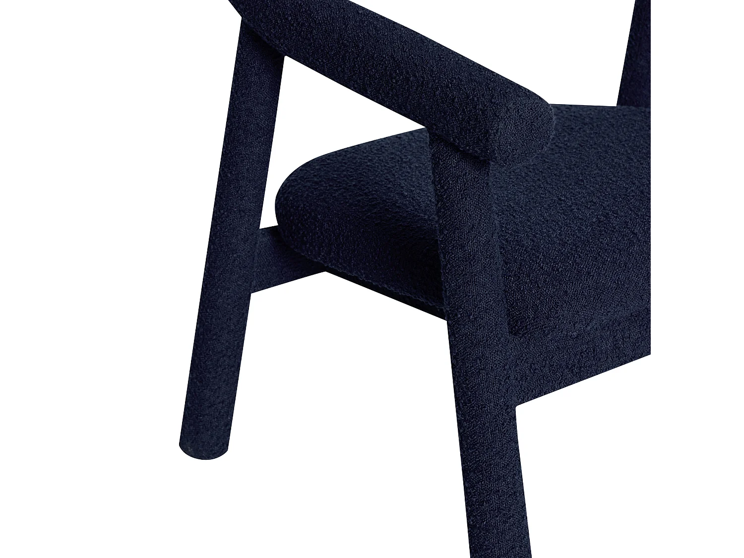 Hübsch Fauteuil lounge Dark Blue OULI