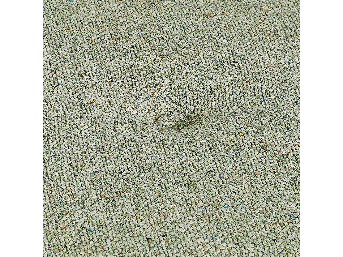 Hübsch Pouffe Rond Petit Bois Vert clair ROCCO