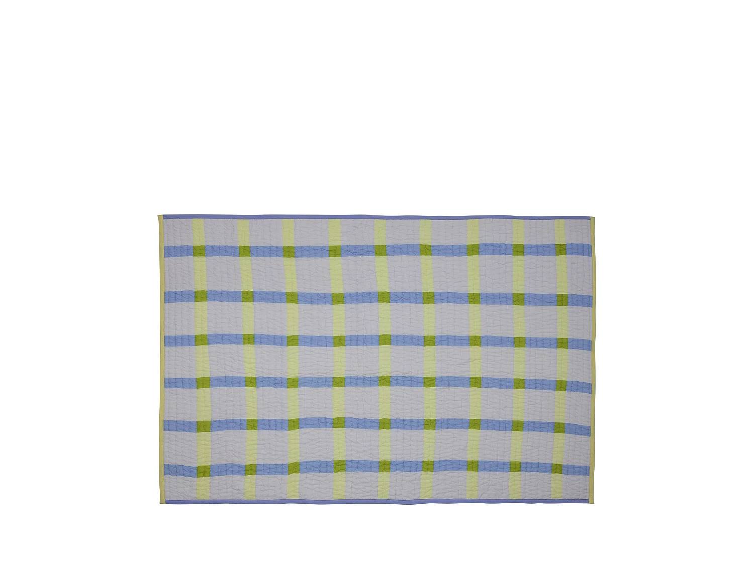Hübsch Plaid Algodão Amarelo TENTO