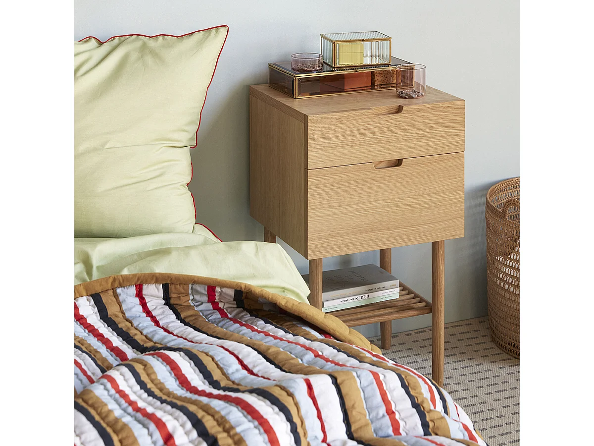 Hübsch Plaid Rayé Cotton Ochre/Multicolour PAVILION