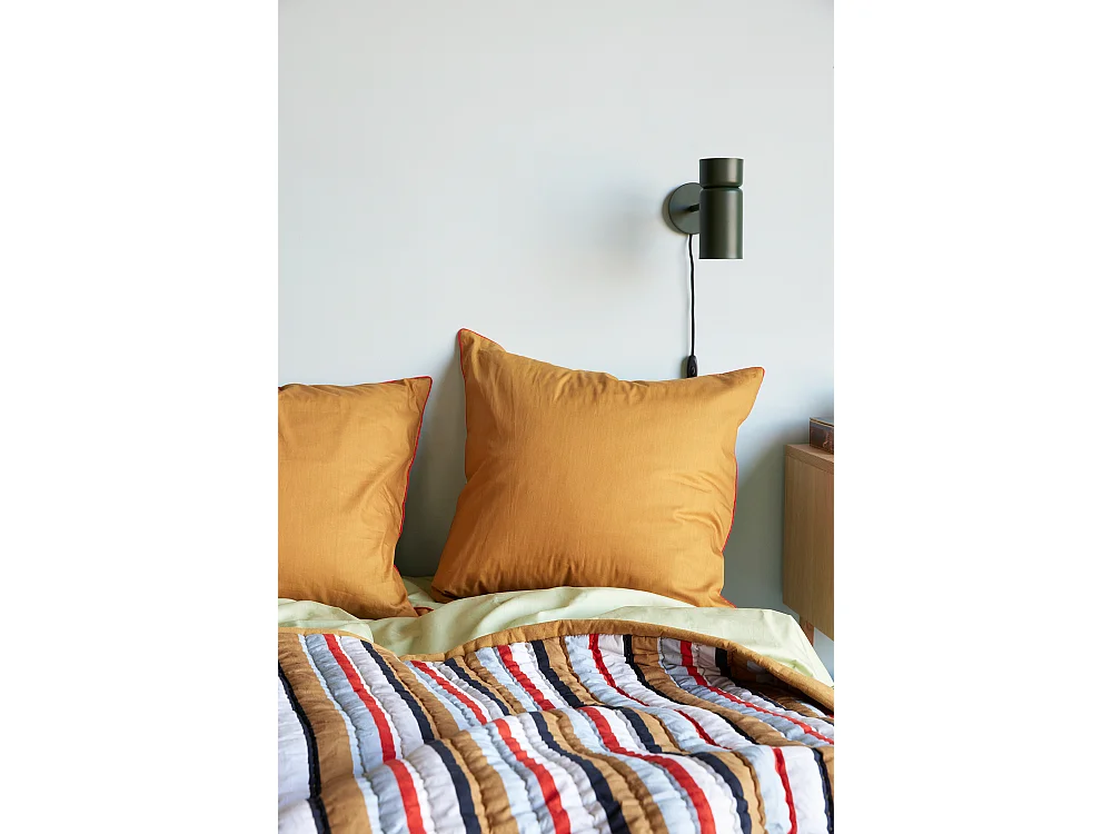 Hübsch Plaid Rayé Cotton Ochre/Multicolour PAVILION