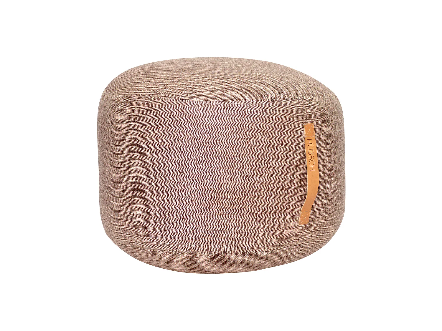 Hübsch Puff Ø50 Madeira Castanha MOCHI