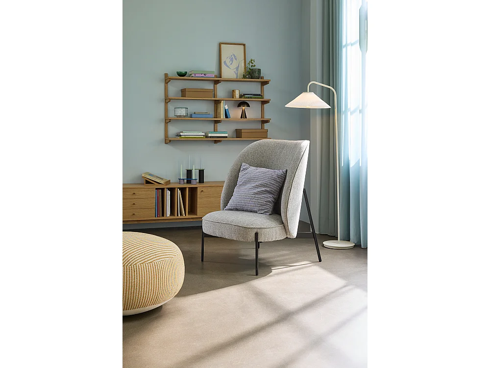 Hübsch Pouffe Sand Multicolore MOCHI