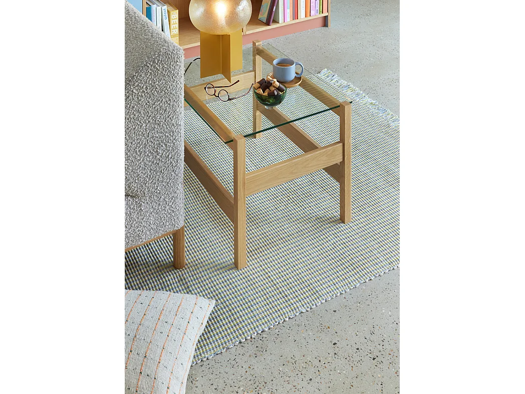 Hübsch Tapis AtYourFeet 180x120 cm Coton Multicolore