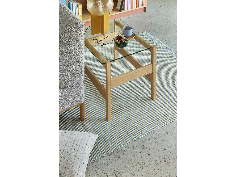 Hübsch Tapis AtYourFeet 180x120 cm Coton Multicolore