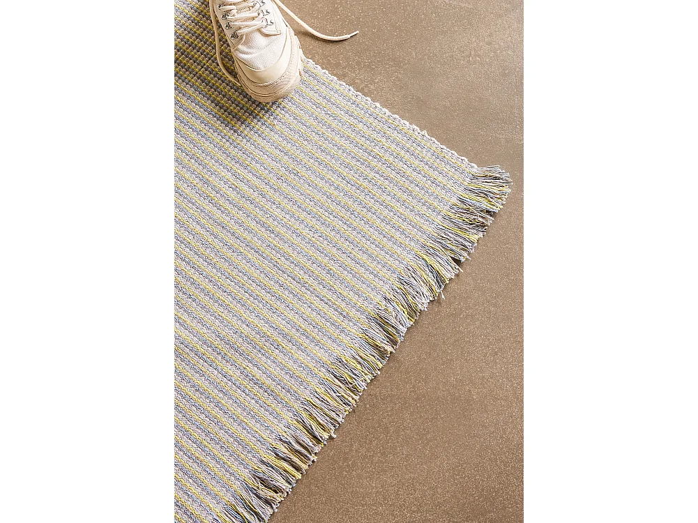 Hübsch Tapis AtYourFeet 180x120 cm Coton Multicolore