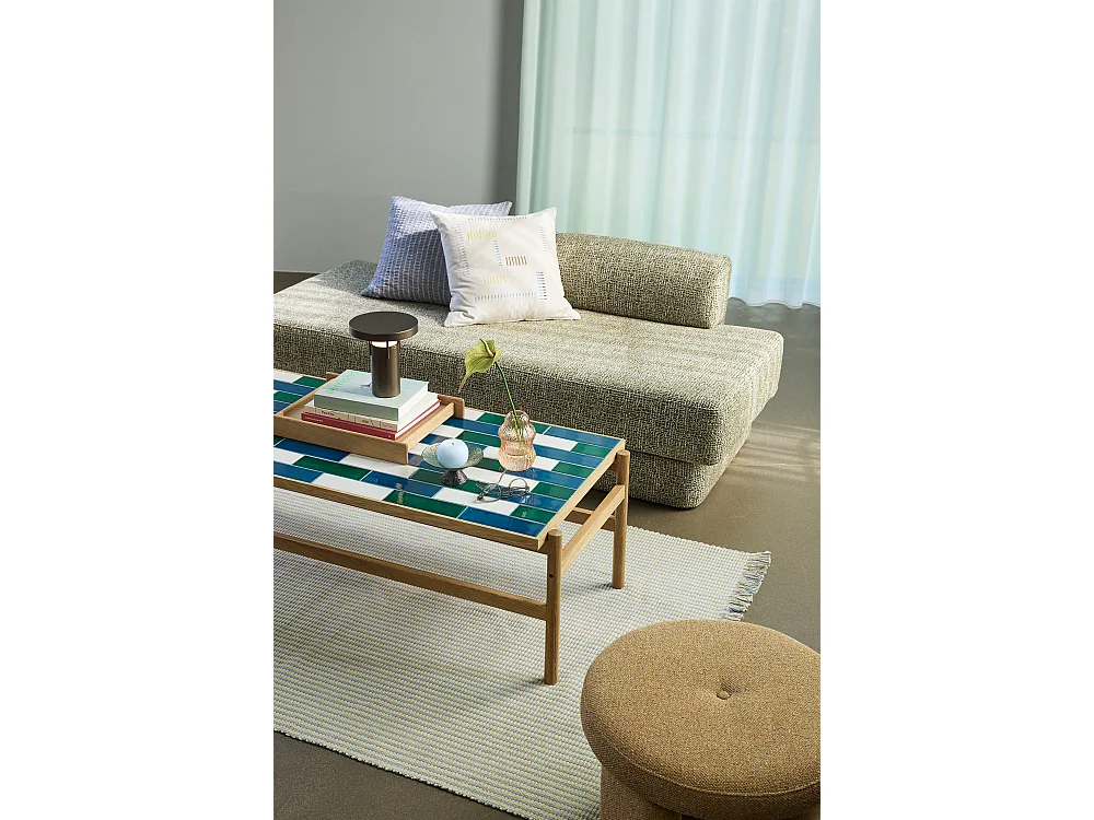 Hübsch Pouffe Ochre ROCCO