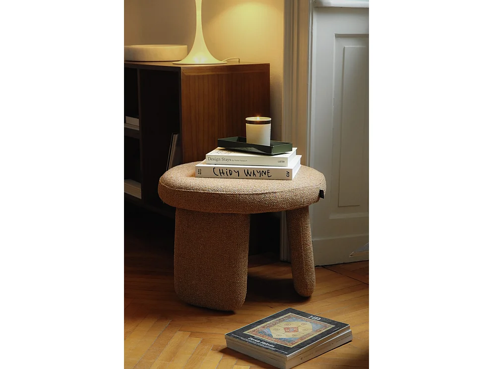 Hübsch Pouffe Ochre ROCCO