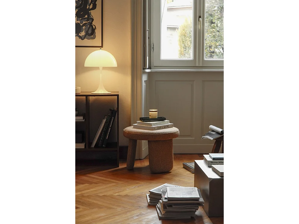Hübsch Pouffe Ochre ROCCO