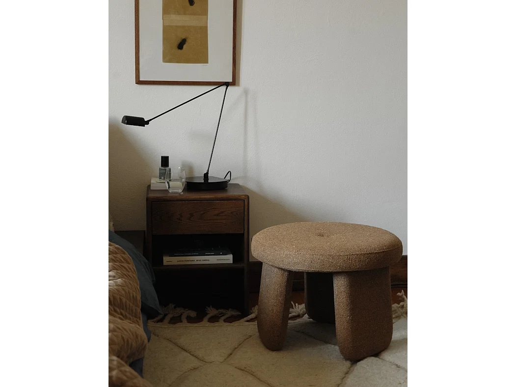 Hübsch Pouffe Ochre ROCCO