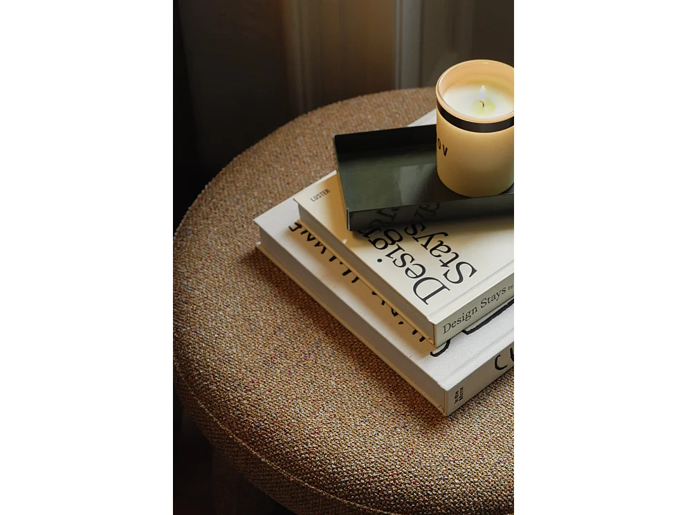 Hübsch Pouffe Ochre ROCCO