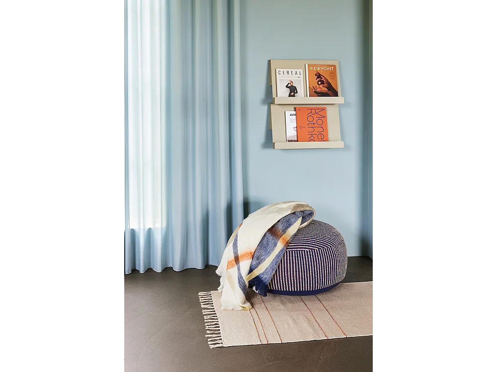 Hübsch Pouf Cotton Bleu/Multicolore MOCHI
