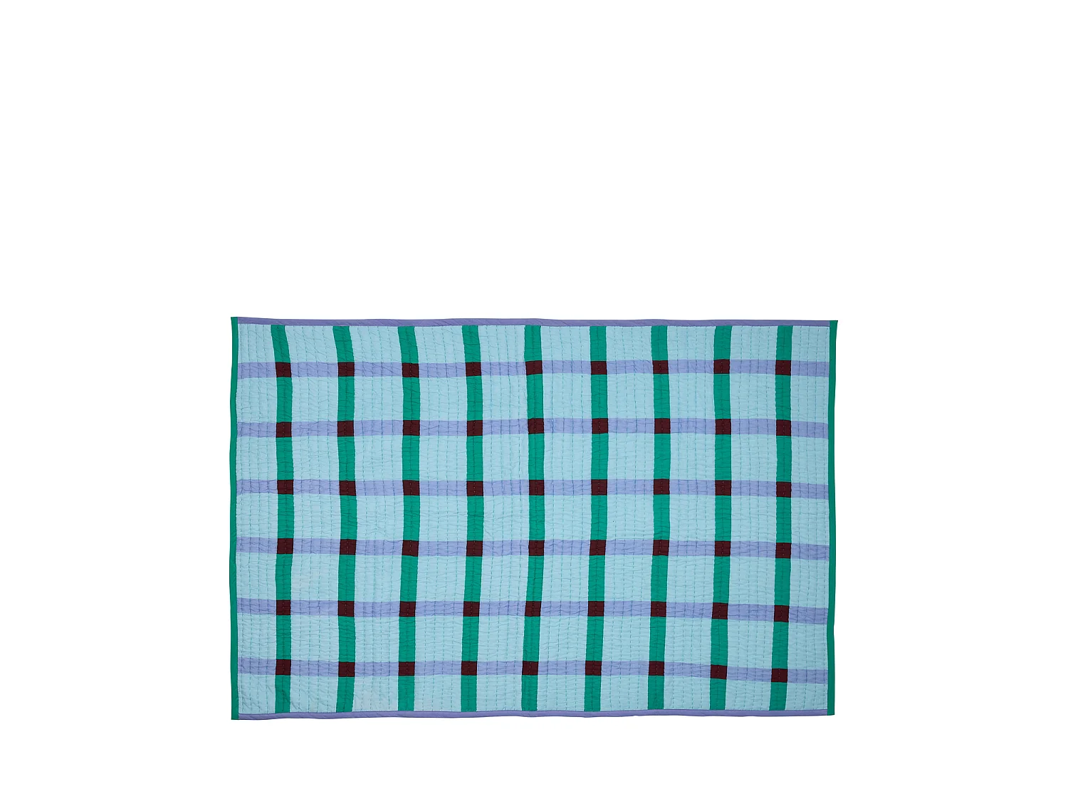 Hübsch Plaid Algodão Verde TENTO