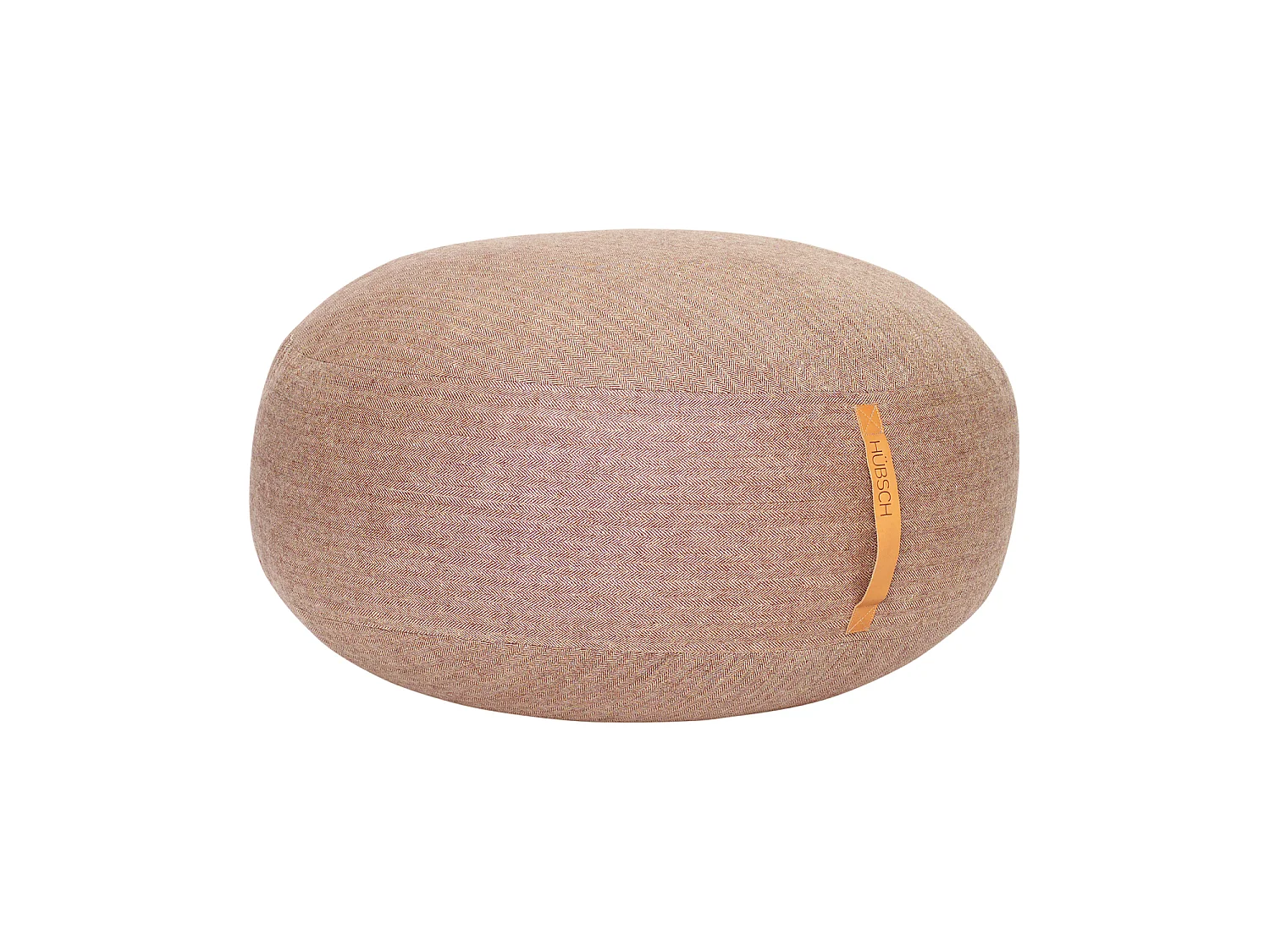 Hübsch Pouf Ø70 Legno Marrone MOCHI
