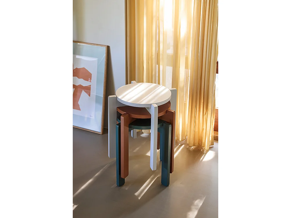 Hübsch Tabouret Orange ALWAYS